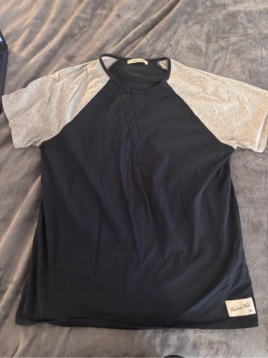 Paloma Wool Tops - Paloma Wool Black Tee with Gray Raglan Sleeves